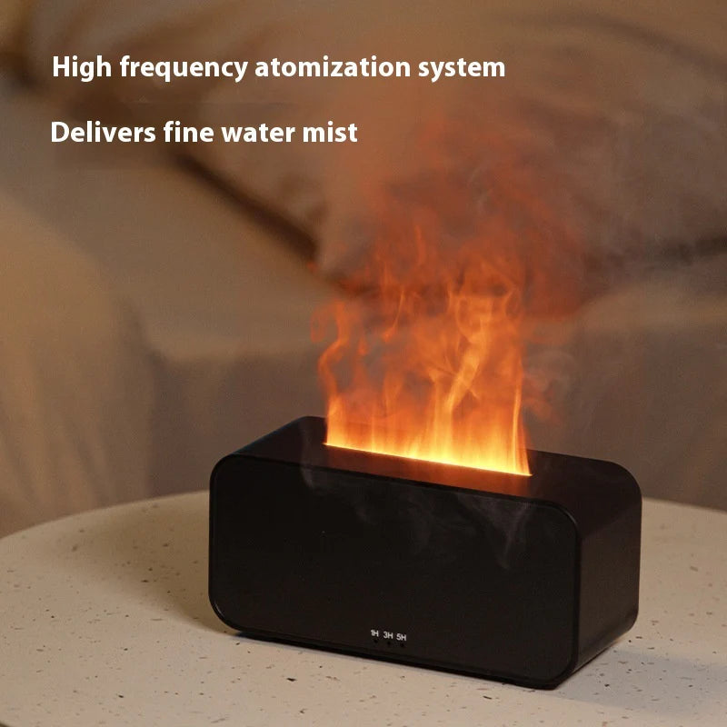 Transform Your Space with the Flame Aroma Diffuser: A Dual-Purpose USB Aromatherapy & Humidifier