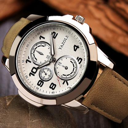 Elevate Your Style with the Creative Men's Quartz Watch - Waterproof and Durable