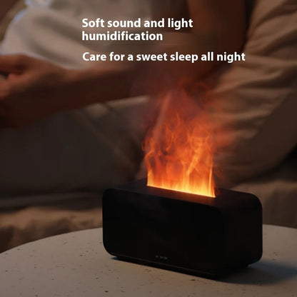Transform Your Space with the Flame Aroma Diffuser: A Dual-Purpose USB Aromatherapy & Humidifier