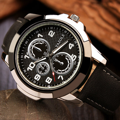 Elevate Your Style with the Creative Men's Quartz Watch - Waterproof and Durable