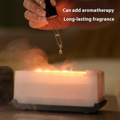 Transform Your Space with the Flame Aroma Diffuser: A Dual-Purpose USB Aromatherapy & Humidifier
