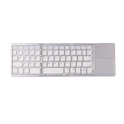 Versatile Portable Foldable Mini Wireless Bluetooth Keyboard with Touchpad for Windows, Android, iOS Tablets and Phones